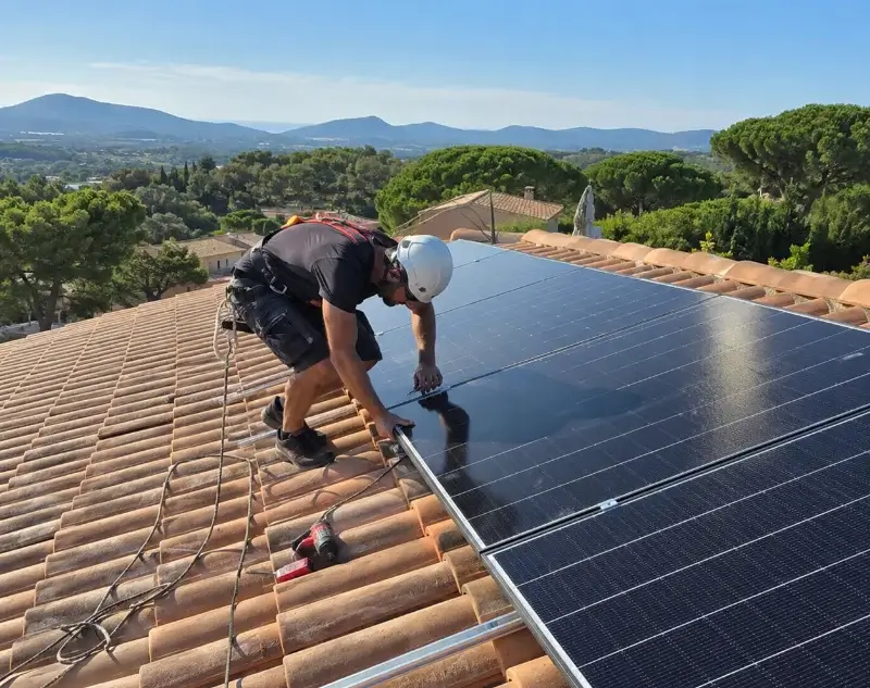 Installateur panneaux solaires Targon — pose photovoltaïque sur toiture