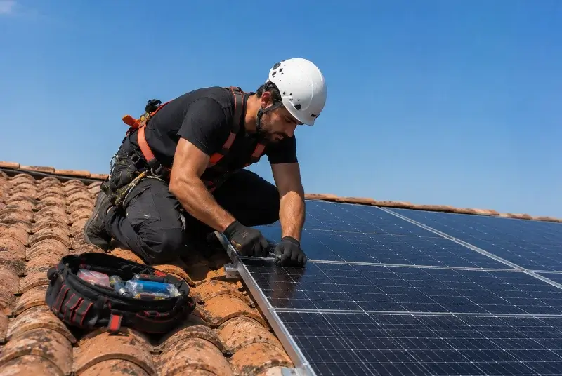 Maintenance et monitoring de panneaux solaires à Targon