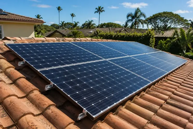 Installation de panneaux solaires à Targon